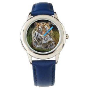 Tiger- och unge-klockor armbandsur
