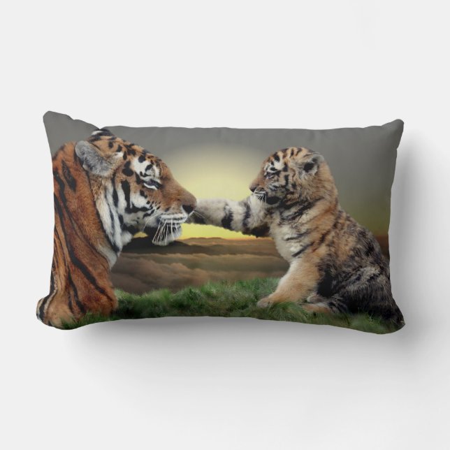 Tiger och unge kudde (Framsida)