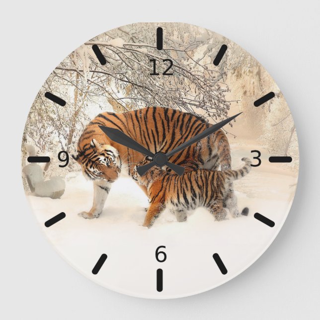 Tiger och Unge Stor Klocka (Framsida)