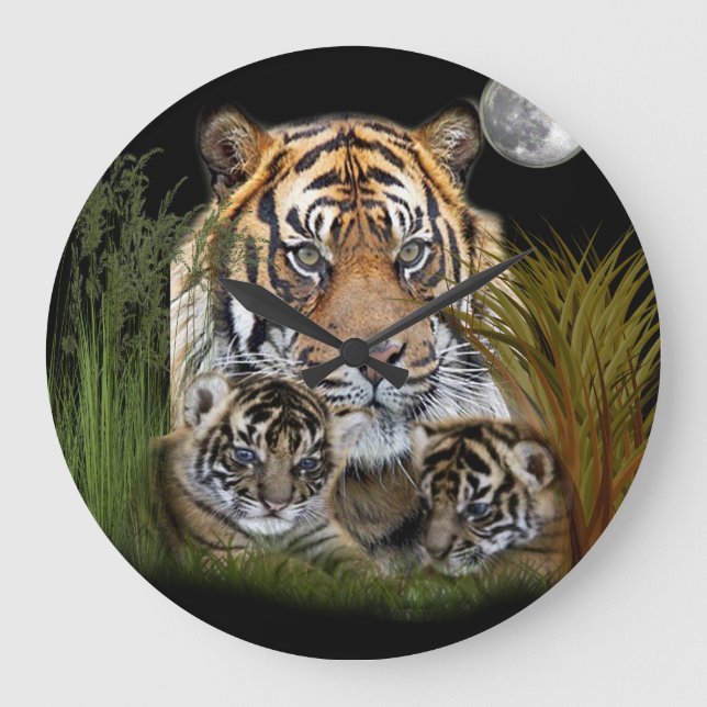 Tiger och unge väggur (Framsida)