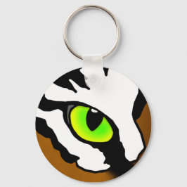 Tiger Öga Keychain Nyckelring