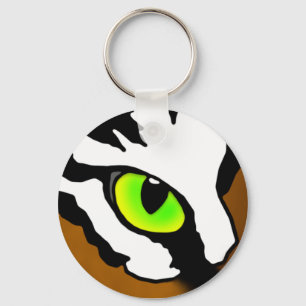 Tiger Öga Keychain Nyckelring