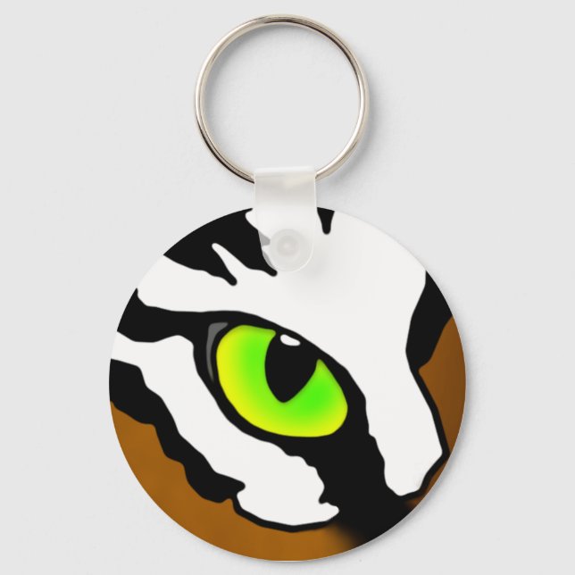 Tiger Öga Keychain Nyckelring (Framsida)