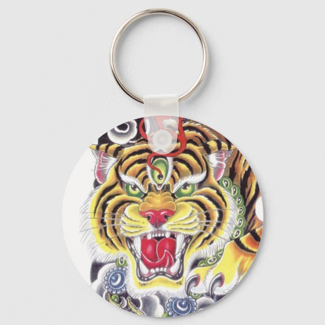 Tiger Öga Nyckelring (Framsida)