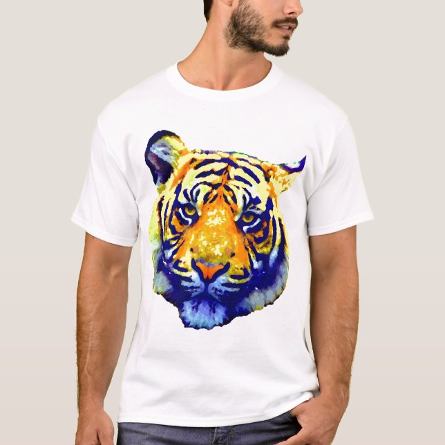Tiger Öga Pop Art Tee (Framsida)