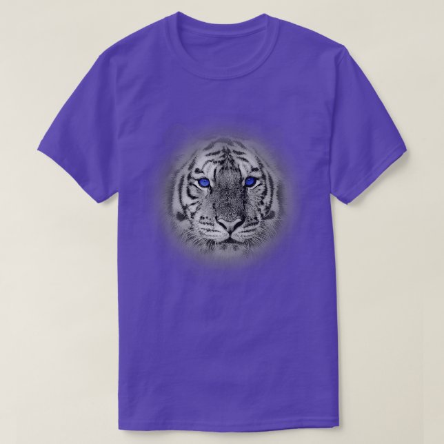 Tiger Öga Safari Zoo Wildlife Animal Zookeeper Bi T Shirt (Design framsida)