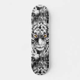 Tiger Öga - Skateboard för tigerhuvud