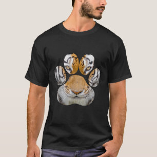 Tiger Öga Tass Animal Cat Leopard Lejon Gift T Shirt
