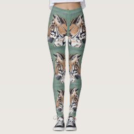 Tiger Ögon Legalize NAMN Original Art Leggings