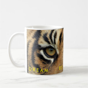 Tiger Ögon Motivational Success Quote Template Kaffemugg