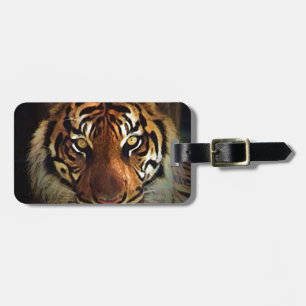 Tiger Ögon-resgodsmarkeringar Bagagebricka