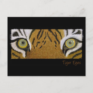 tiger ögon vykort