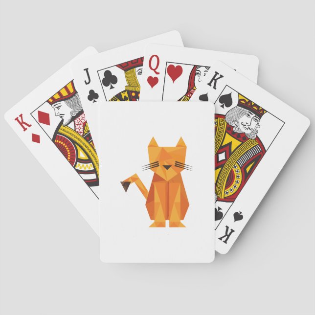 Tiger Oragami Casinokort (Baksidan)