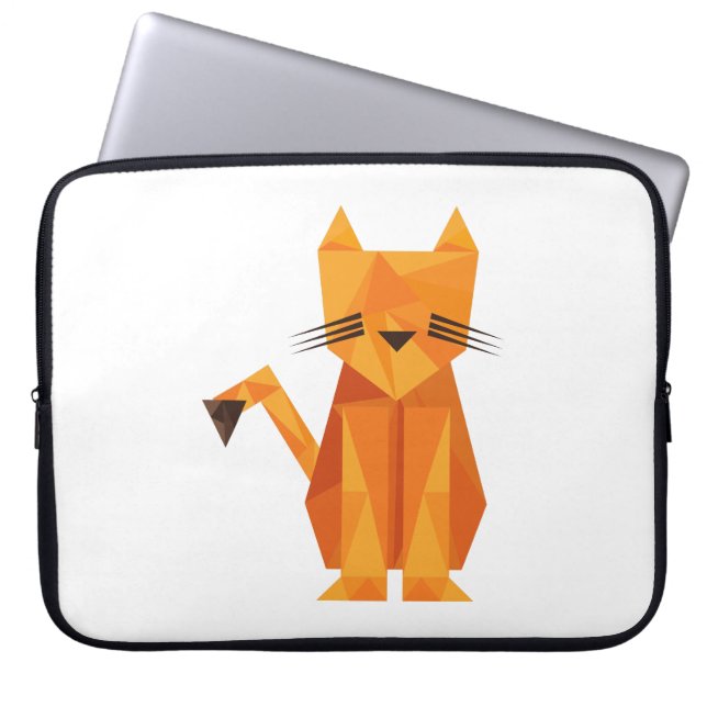 Tiger Oragami Laptop Fodral (Framsidan)