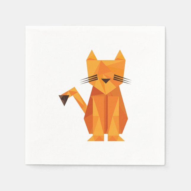 Tiger Oragami Pappersservett (Framsidan)