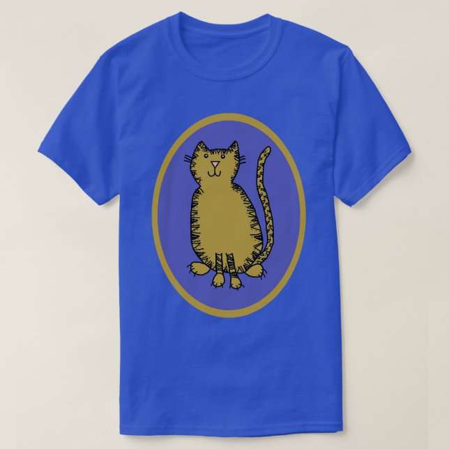 Tiger Oval-året för klumpstam T Shirt (Design framsida)