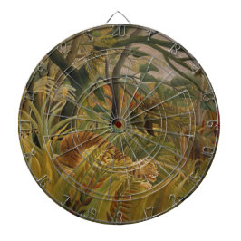 Tiger överraskad i en tropisk storm darttavla