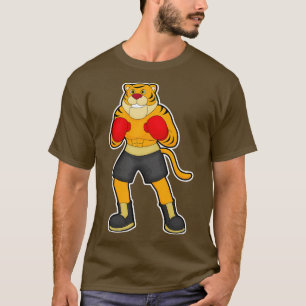Tiger på Boxing med Boxing-handskar T Shirt