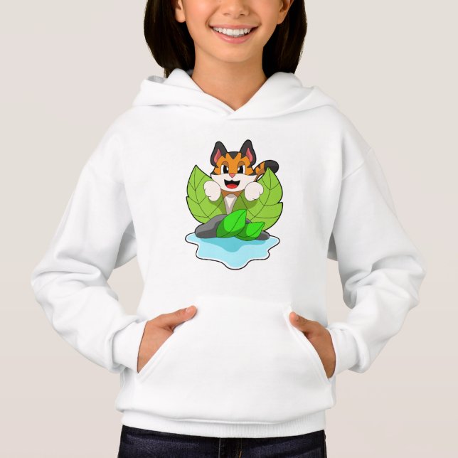 Tiger på Hunt T Shirt (Framsida)