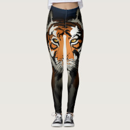 Tiger på natten leggings