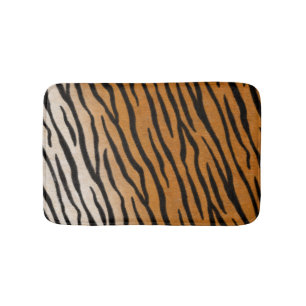 Tiger Päls Exotic Animal Print Badrumsmatta