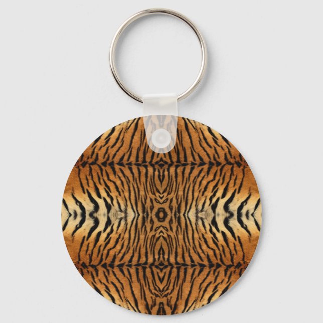 Tiger päls mönster nyckelring (Framsida)