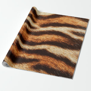 tiger päls struktur presentpapper