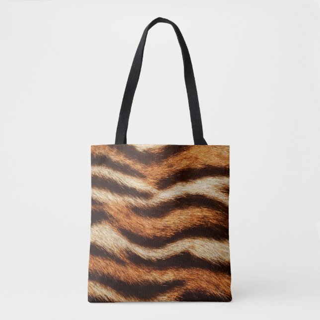 tiger päls struktur tygkasse (Framsida)