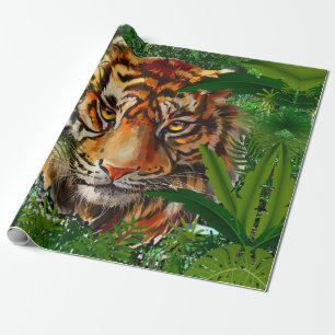 Tiger Papper för påfyllning av natursköljning Presentpapper