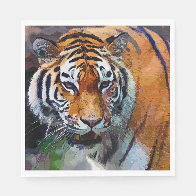 Tiger Pappersservett (Framsidan)