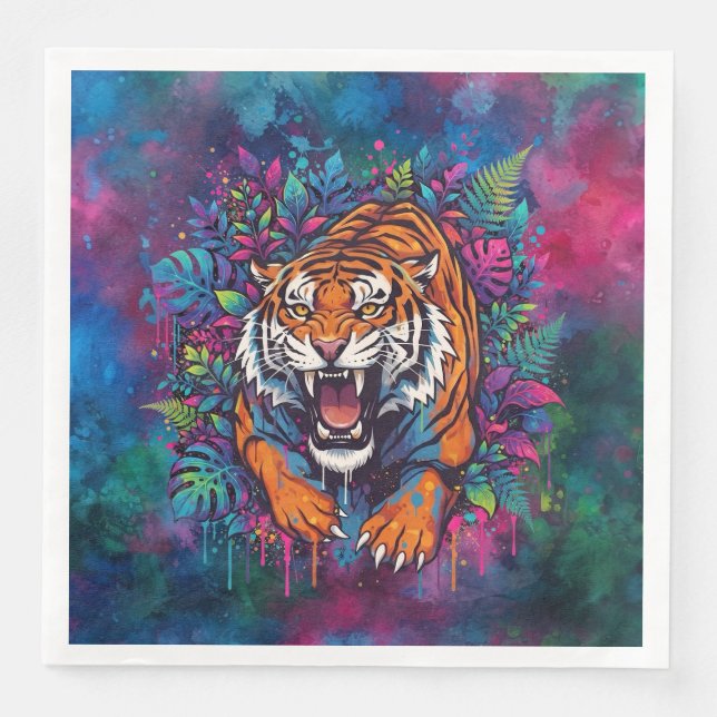 Tiger Pappersservett (Framsida)