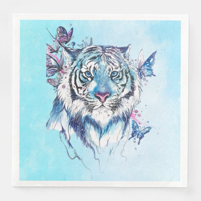 Tiger Pappersservett (Framsida)