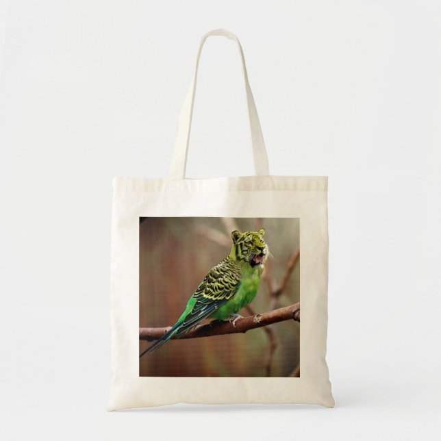 Tiger Parakeet Tygkasse (Framsidan)