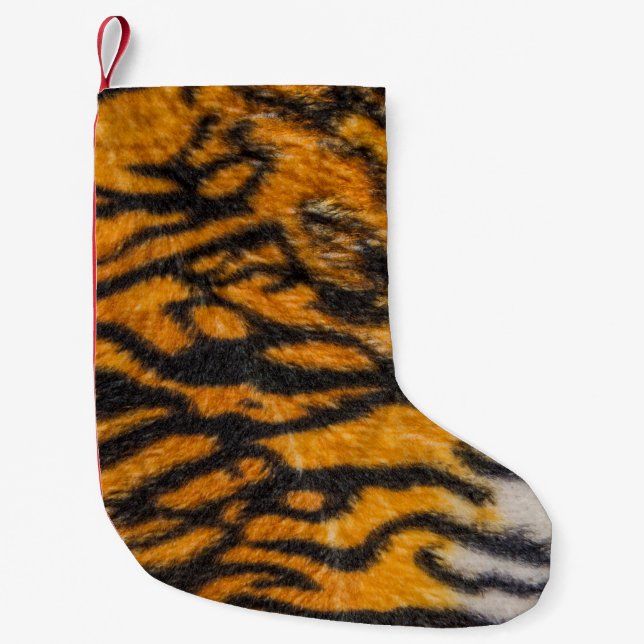 Tiger patterned backgroundabstract, animal, asia,  liten julstrumpa (Framsidan)