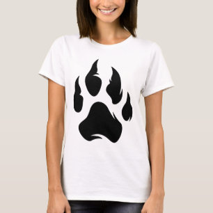 Tiger Paw T-shirt – Grafisk T-shirt med Vilda Djur
