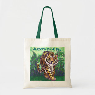 Tiger Personlig Bok Bag Tygkasse