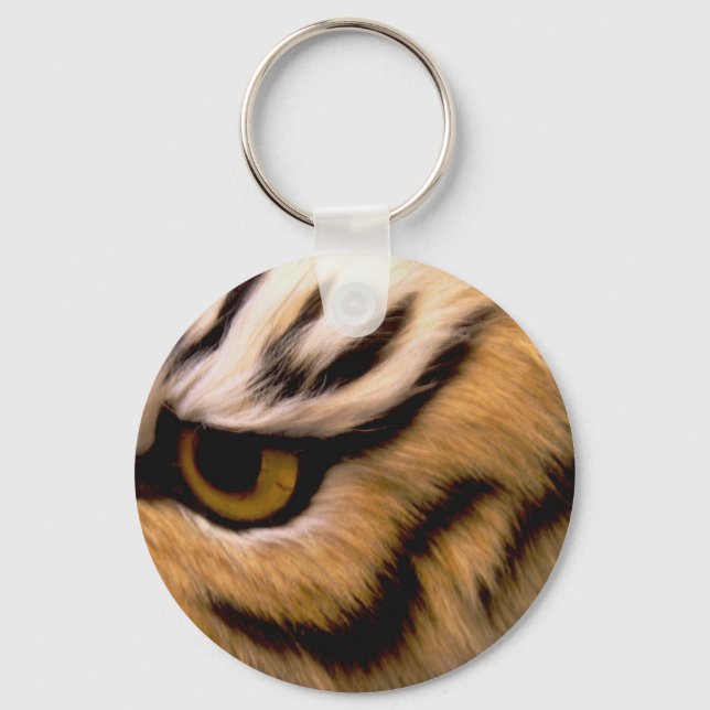 Tiger Photo Keychain Nyckelring (Framsida)