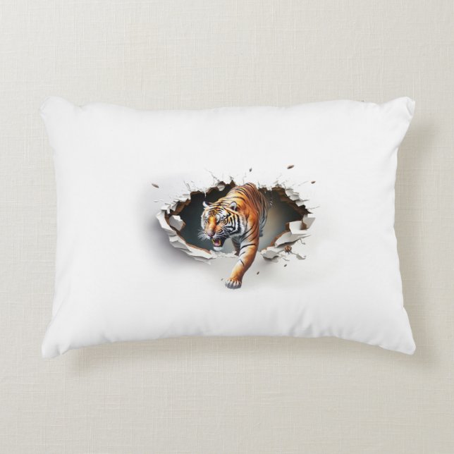 Tiger Pillow Prydnadskudde (Framsidan)