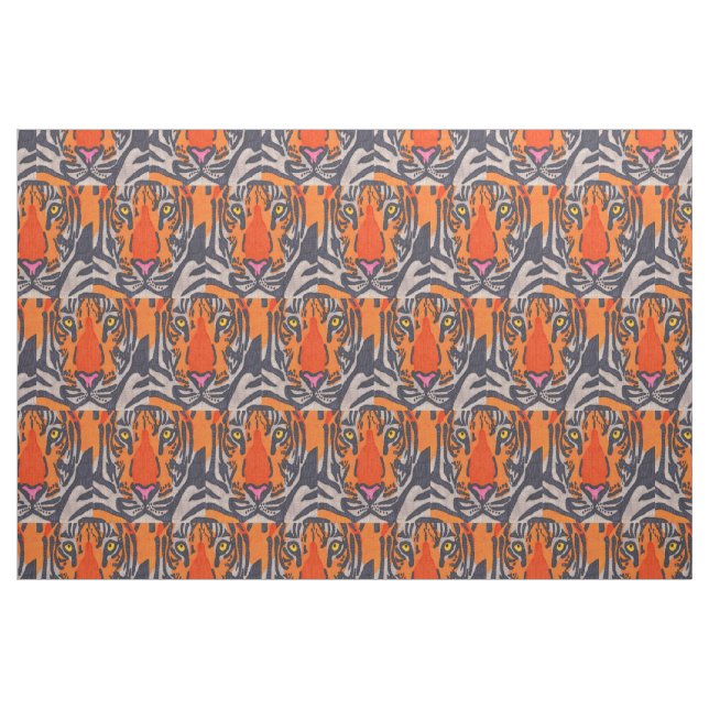 Tiger - Pima bomullstyg Tyg (Fat Quarter)