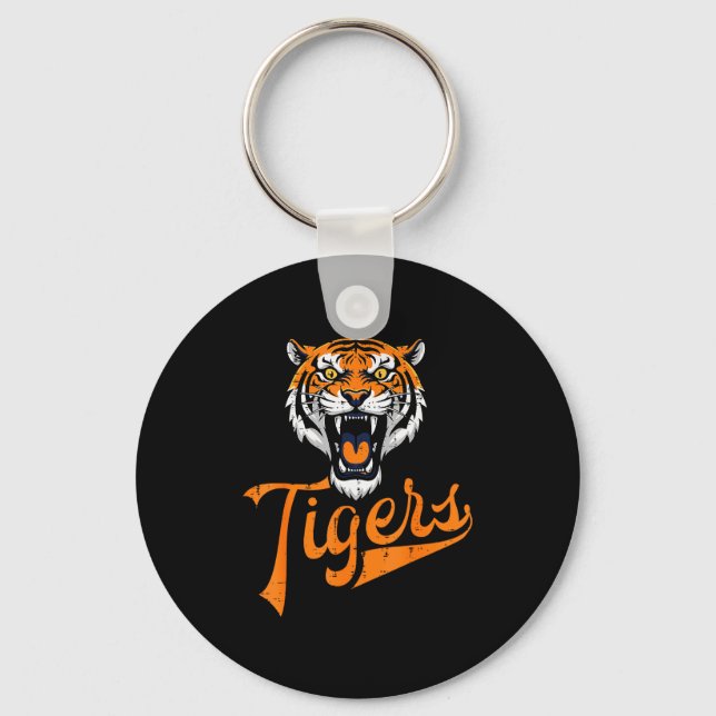 Tiger Pojkar Flickor Tonåringar Barn Män Ungdomar  Nyckelring (Framsida)