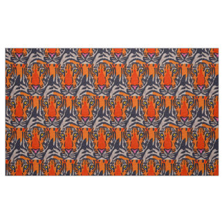 Tiger - Polyester Vävduk Tyg
