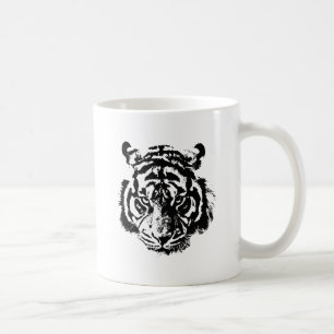 Tiger Pop Art Kaffemugg
