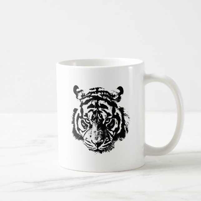 Tiger Pop Art Kaffemugg (Höger)
