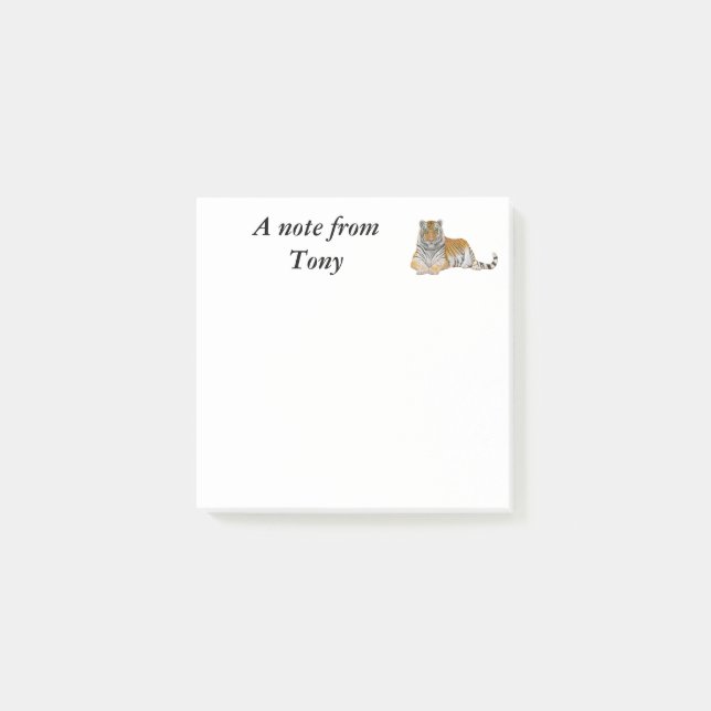 Tiger Post-it Block (Framsida)