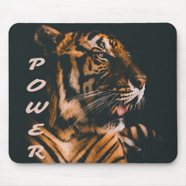 Tiger Power Rand Fierce Motivational Musmatta (Framsidan)