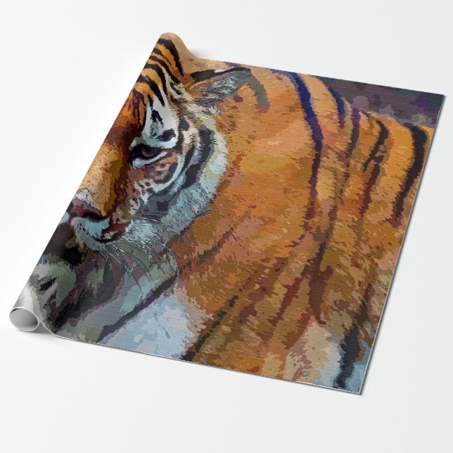 Tiger  presentpapper (Utrullad)
