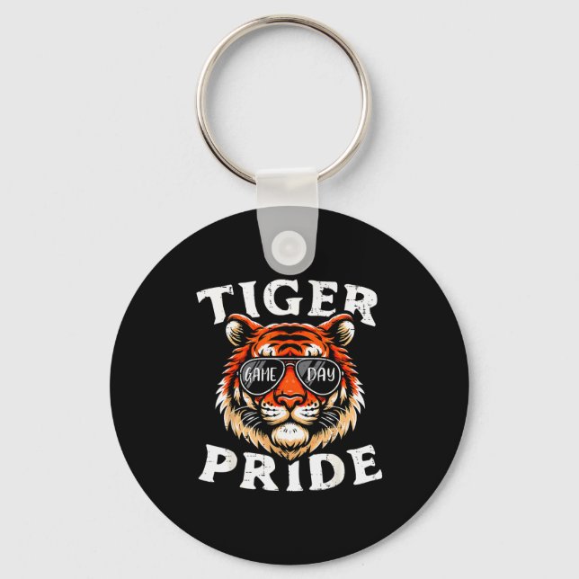 Tiger Pride Men Kids Boys Women Girls Youth Teen  Nyckelring (Framsida)