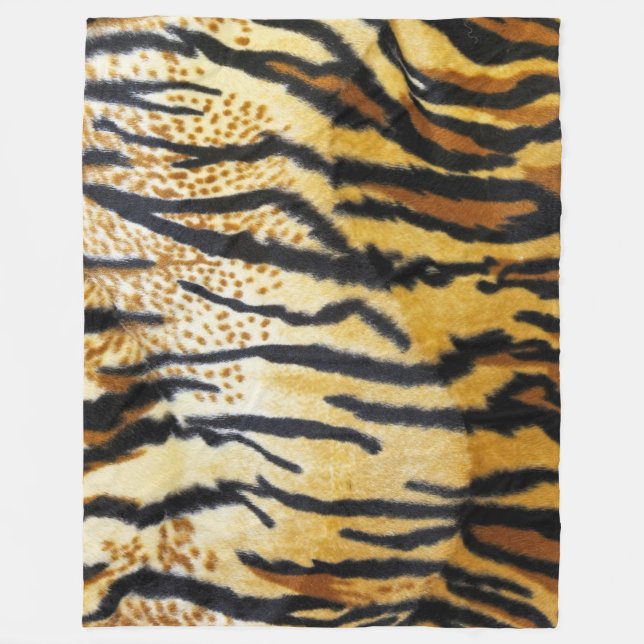 TIGER PRINT FLEECE BLANKET (Framsidan)