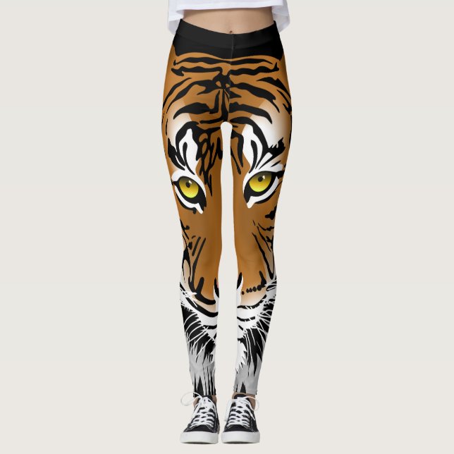 Tiger Print Leggings (Framsida)