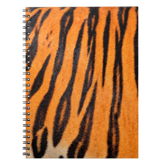 Tiger print struktur anteckningsbok (Framsidan)